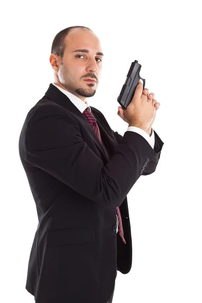Secret agent businessman — Stock Photo, Image