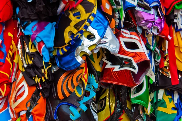 Máscaras de luta colorida — Fotografia de Stock