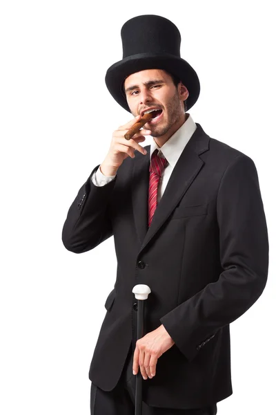 This cigar is expensive — Stock Photo, Image