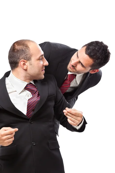 Dos hombres de negocios hablando — Foto de Stock