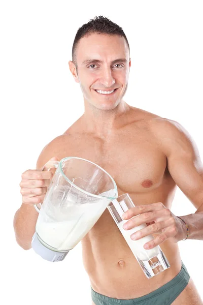 健康なミルクセーキ — ストック写真