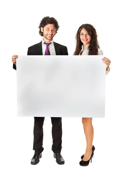 Banner business partners — Stock Photo, Image
