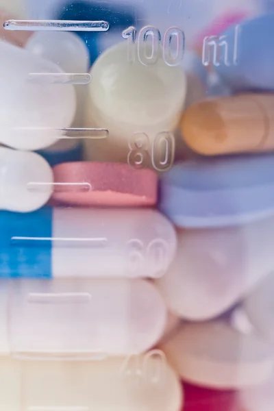 Pills Dosage vertical — Stock Photo, Image