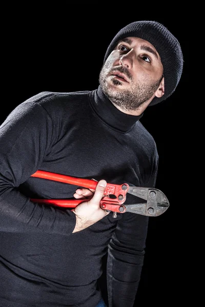 Tired Burglar — Stock Photo, Image