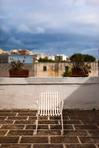 Akdeniz sandalye — Stok fotoğraf
