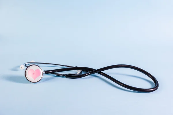 Heart stethoscope — Stock Photo, Image
