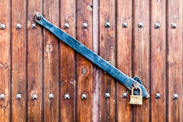 Shuttered door — Stock Photo, Image