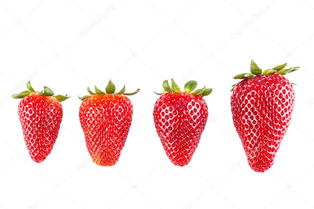 Four Strawberries ⬇ Stock Photo, Image by © dlpn 26905813