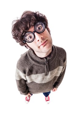 Zavallı görüş casual adam