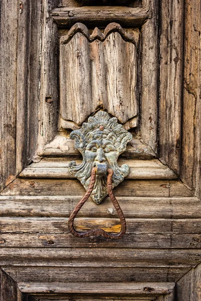 Lion door knocker — Stock Photo, Image