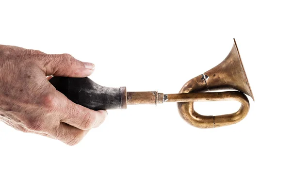 Squeezing horn — Stock Photo, Image