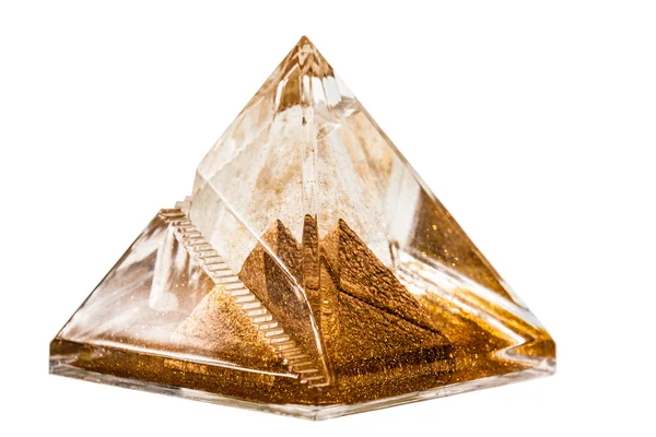 Pirâmide de snowdome — Fotografia de Stock