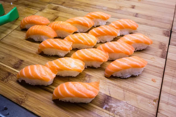 Salmon sushi — Stock Photo, Image