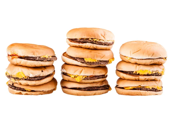 Burger kazık — Stok fotoğraf