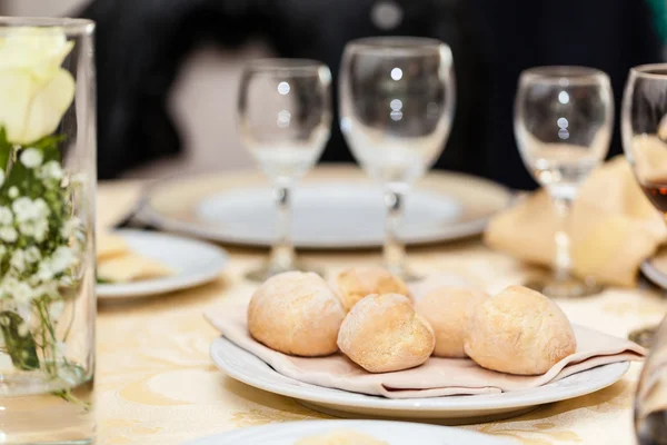 Restaurant bread — Stock Photo, Image