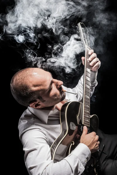 Kouř a jazz — Stock fotografie