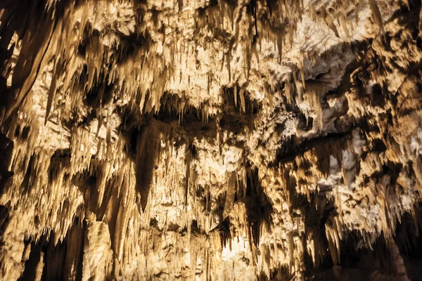 Complexo teto da caverna — Fotografia de Stock