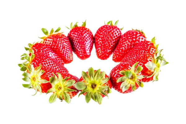 Cercle de fraises — Photo