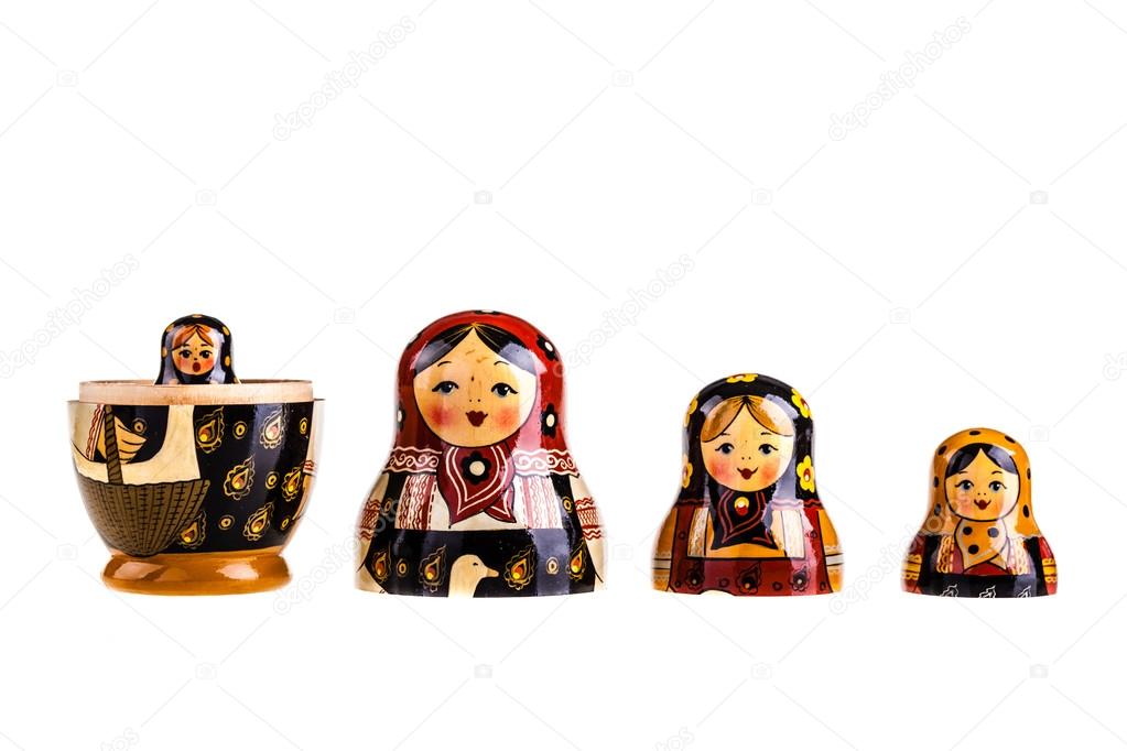 Russian dolls family