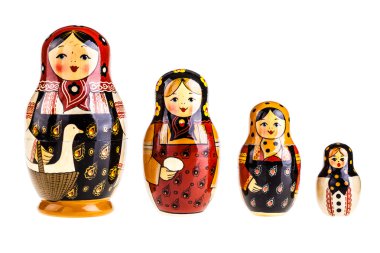 Matryoshka Bebekler aile