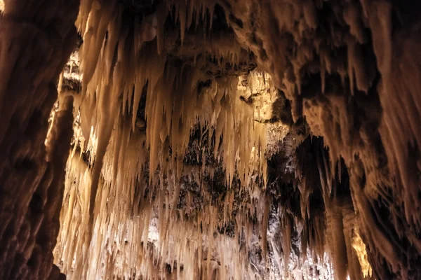В пещере — стоковое фото