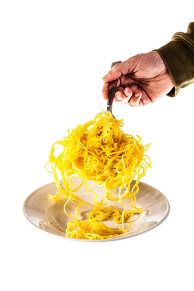 Overcooked pasta — Stock Photo, Image
