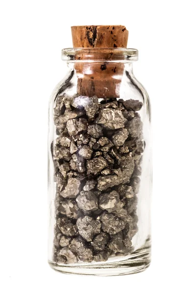 Bottled Pyrite — Stock Photo, Image