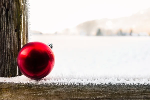 Buzlu christmas — Stok fotoğraf