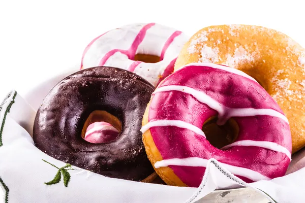 Donuts çeşitler — Stok fotoğraf