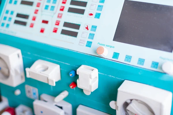 Dialysis machine panel — Stock Photo, Image