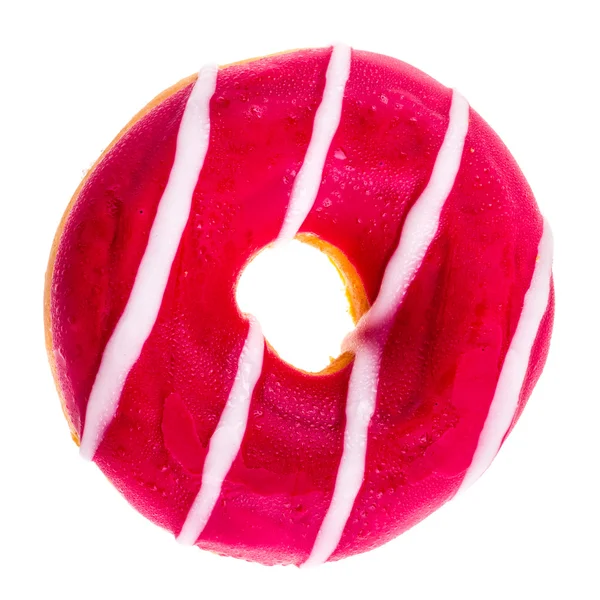 Клубничный пончик — стоковое фото