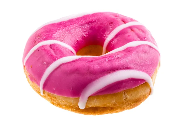 Roze donut — Stockfoto