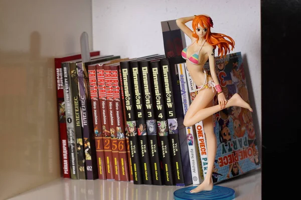 Bir parça amine karakter Nami, korsan Japon çizgi filmi, Vitoria-Gasteiz, İspanya, Haziran 2022