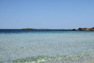 Balearic sea shore beach, mediterranean lanscape