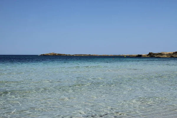 Balearic Sea Shore Beach Mediterranean Lanscape — Fotografia de Stock