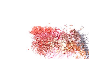 Renkli parlak göz farı seti, kırık örnek