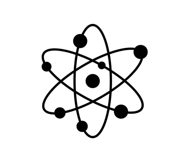 Ατομική Δομή Πυρήνας Ηλεκτρόνιο Πρωτόνιο — Διανυσματικό Αρχείο