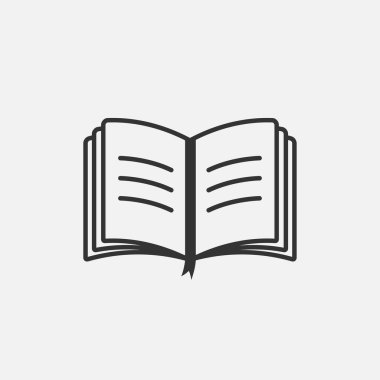 Beyaz arkaplan üzerindeki taslak çizim kitabı izole edilmiş düz tasarım vektör çizimi.