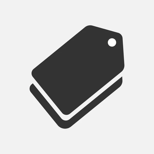 値札のアイコン タグラベルアイコン孤立フラットデザインベクトルイラスト白の背景 — ストックベクタ