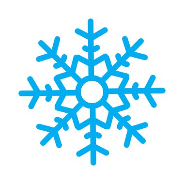 Noel kar taneli el beyaz arkaplana karalama elemanı vektör çizimi.