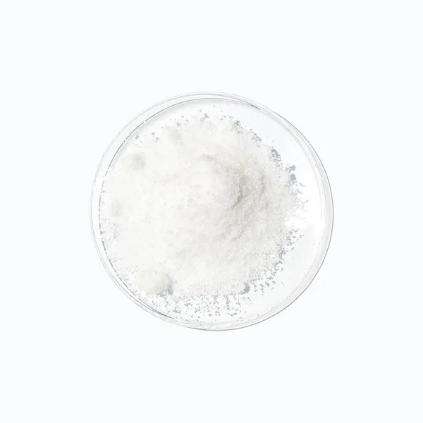 Beyaz Laboratuvar Masasında Yakın Çekim Kimyasal Malzeme Amonyum Prosphate Chemical — Stok fotoğraf
