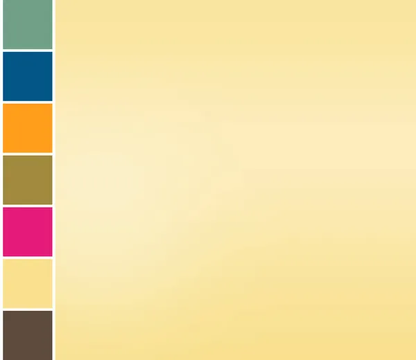 黄油奶油渐变色彩背景与主题设计师的色彩调色板 设计师包装与照片和涂片参考 2022年色彩趋势 — 图库照片