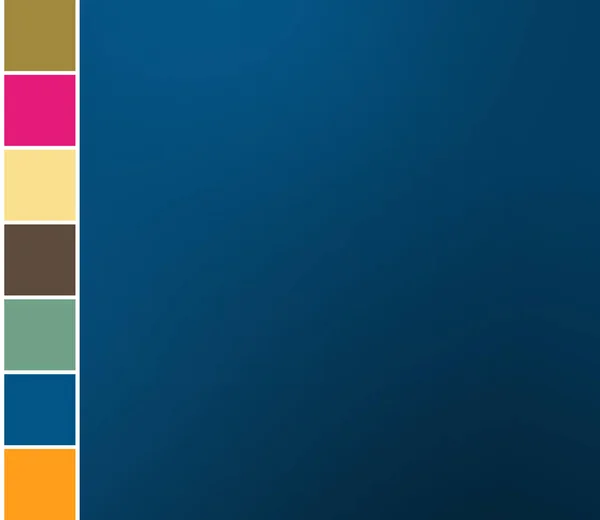 技术蓝色渐变色彩背景与主题设计师的色彩调色板 设计师包装与照片和涂片参考 2022年色彩趋势 — 图库照片