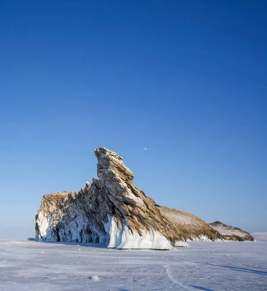 Ogoy Die Größte Insel Der Maloja Meerenge Des Baikalsees Ein — Stockfoto