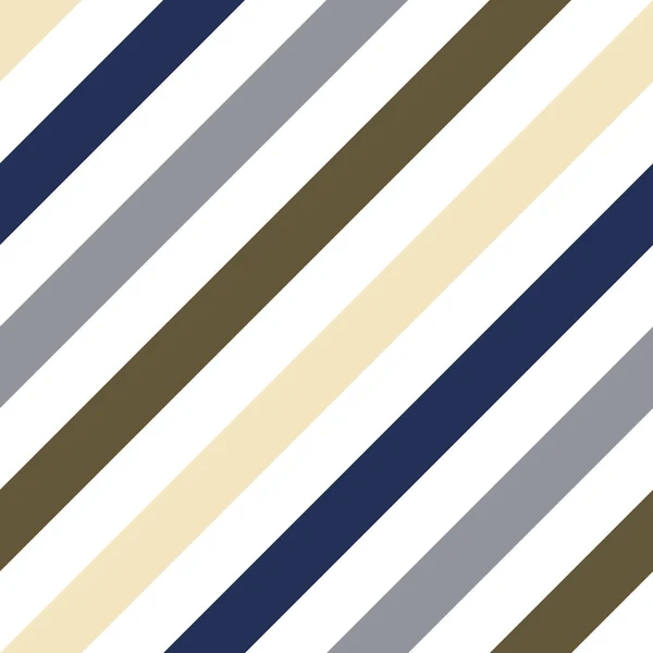 Patroon Diagonale Streep Naadloos Contrasterende Crème Blauwe Grijze Olijfgroene Kleur — Stockfoto