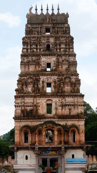 Gopura Del Templo Shri Rama Chandra Ammapalle Shamshabad Telangana India —  Fotos de Stock