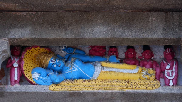 Señor Vishnu Serpiente Sesha Nag Ammapalli Shamshabad Telangana India —  Fotos de Stock