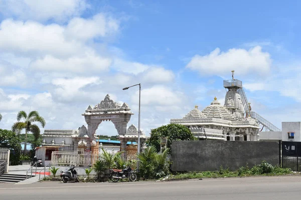 Hátsó Kilátás Shree Ashapura Mataji Templom Pune Egyik Legjobb Templomok — Stock Fotó
