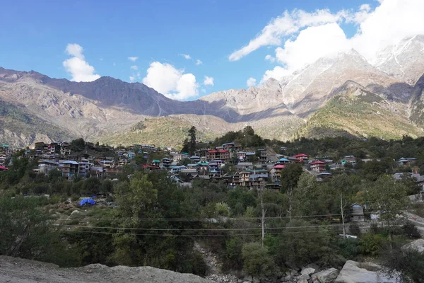 Sangla Una Città Nella Valle Del Baspa Chiamata Anche Valle — Foto Stock