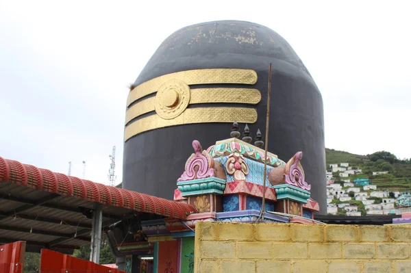 Linga Utsiktspunkt Med Stor Shiva Lingam Staty Ooty Tamil Nadu — Stockfoto